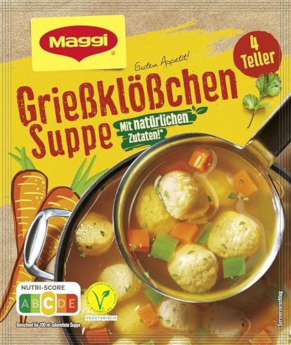 Maggi Guten Appetit Suppe Grießklößchen, 22er Pack (22 x 50 g)