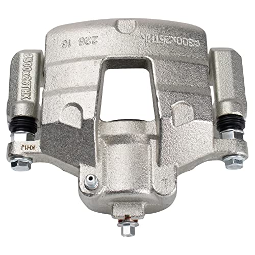 Image of TRQ Front Driver and Passenger Side Brake Caliper Set Compatible with 18-20 Chevrolet Equinox L4 1.5L 18-19 Equinox L4 1.6L 16-19 Malibu 18-19 Trax 18-20 GMC Terrain L4 1.5L 18-19 Terrain L4 1.6L