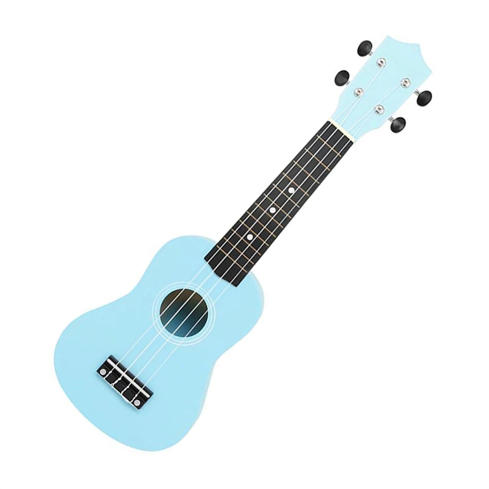 Ukulele Instrumentów Muzycznych 21-calowy Drewniany Instrument Ukulele Mała Mini Gitara Ukulele Dla Początkujących Uczniów (Color : Blue)
