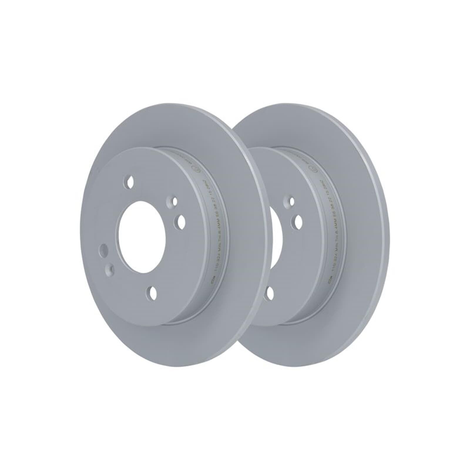 ATE Bremsscheiben 234mm + Ceramic hinten | 24.0110-0324.1 + 13.0470-5781.2 Kompatibel mit Picanto II (ta)