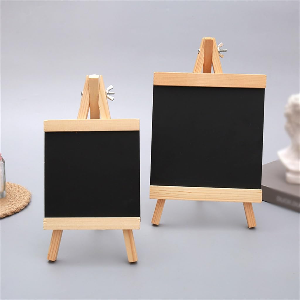 Pizarra Puesto Cartelera Caballete Tienda Bar Leche De Té Soporte Exhibición Mesa(20 * 36cm)