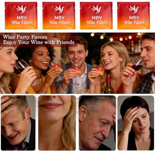 Image of 16 PCS Wine Filters, Wine Purifier To Remove Sulfite And Histamine