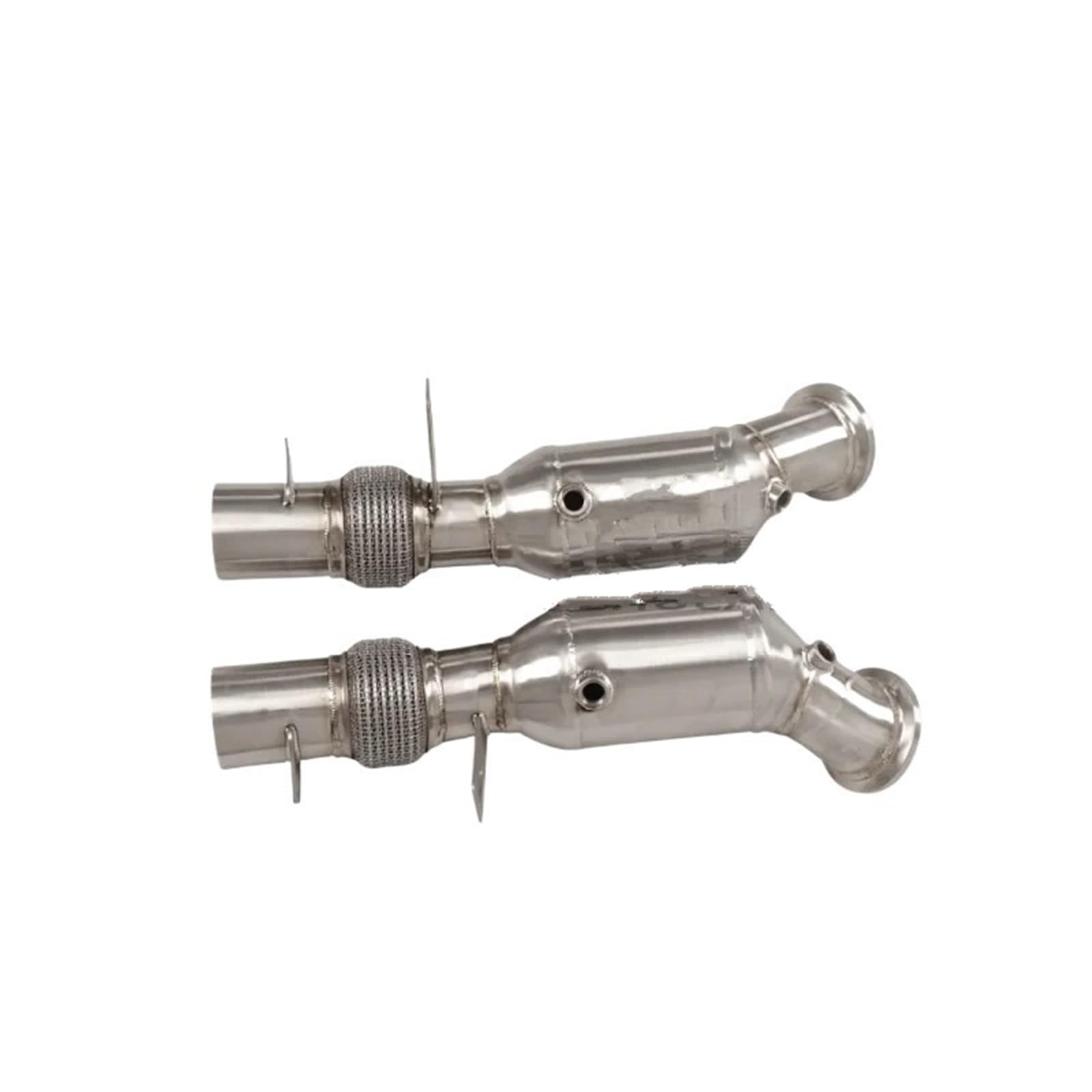 Catalizador Ajuste para BMW 760 6,0 T 2009-2015 piezas de automóvil convertidor catalítico tubos de escape bajante de acero inoxidable duradero catalizador gases escape(With catalysis)