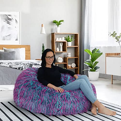 RTMX&kk Große Sitzsack Stühle Sofabezug Waschbar Möbel Sitzsack Doppelschlafzimmer Balkon Große Couch Runder Weicher… – Bild 5