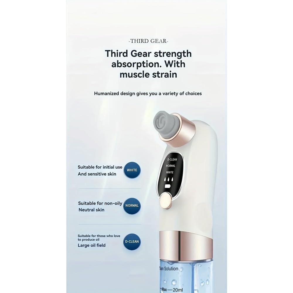Dispositivo eléctrico NYSDM para la Limpieza de poros y Puntos Negros, circulación de Agua, eliminación Profunda del acné Facial, Herramienta de Cuidado estético.
