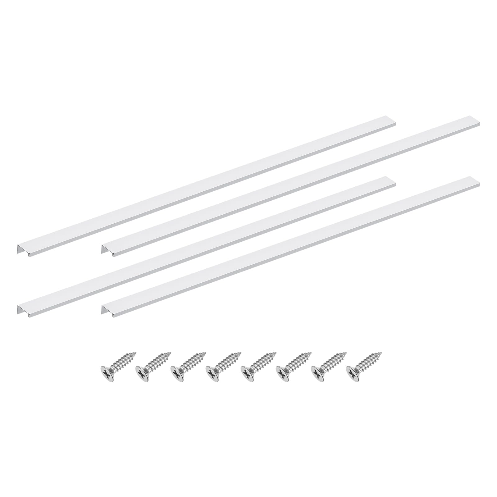 Poignées cachées pour sécuriser votre cuisine et épurer vos grands tiroirs 800 mm x4