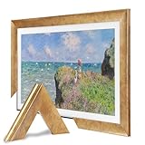 TV Guard Frame TV Bezel, Compatible With Samsung The Frame TV, 55 Inch, Matte Gold, Suitable for Wall Mounted Televisions