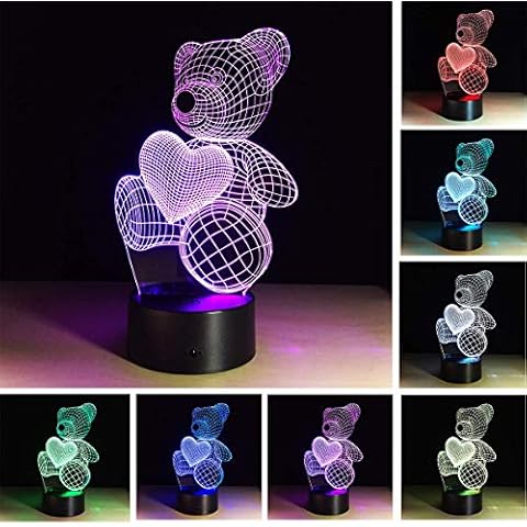 ZYTC 3D Bear Night Light Lamp Cover