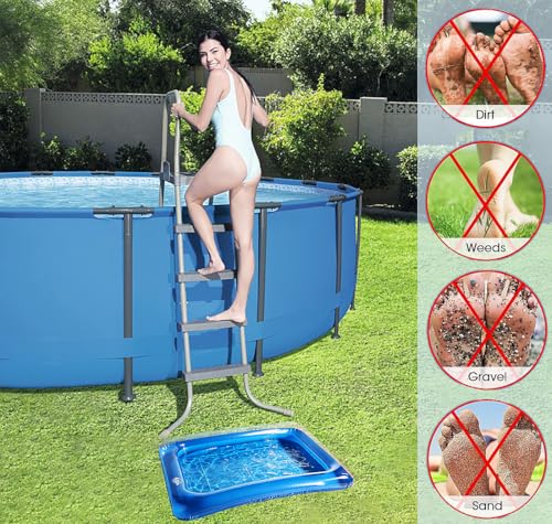 Pileta Inflable para Pies con Bomba y Diseño Portátil miniatura 3