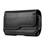 Workout Faux Leather Blet Loop Holster Pouch for Motorola Moto G7 Plus / G6 Plus / G7 Power/One...