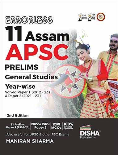 Errorless 11 Assam APSC Prelims General Studies Year-wise Solved ...