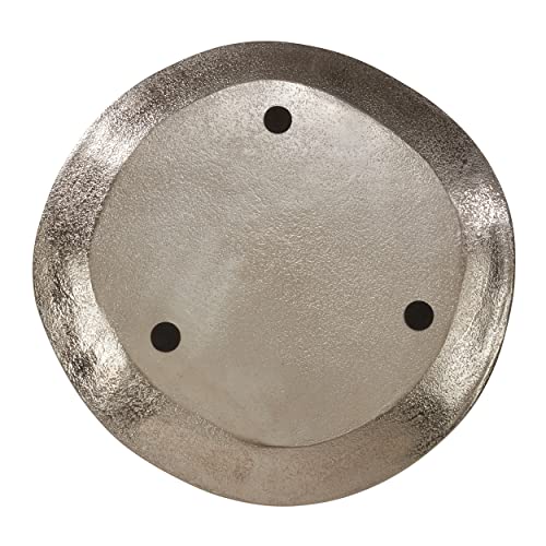Platos de aluminio tono plata redondos 13 pulg. pack 4 miniatura 3