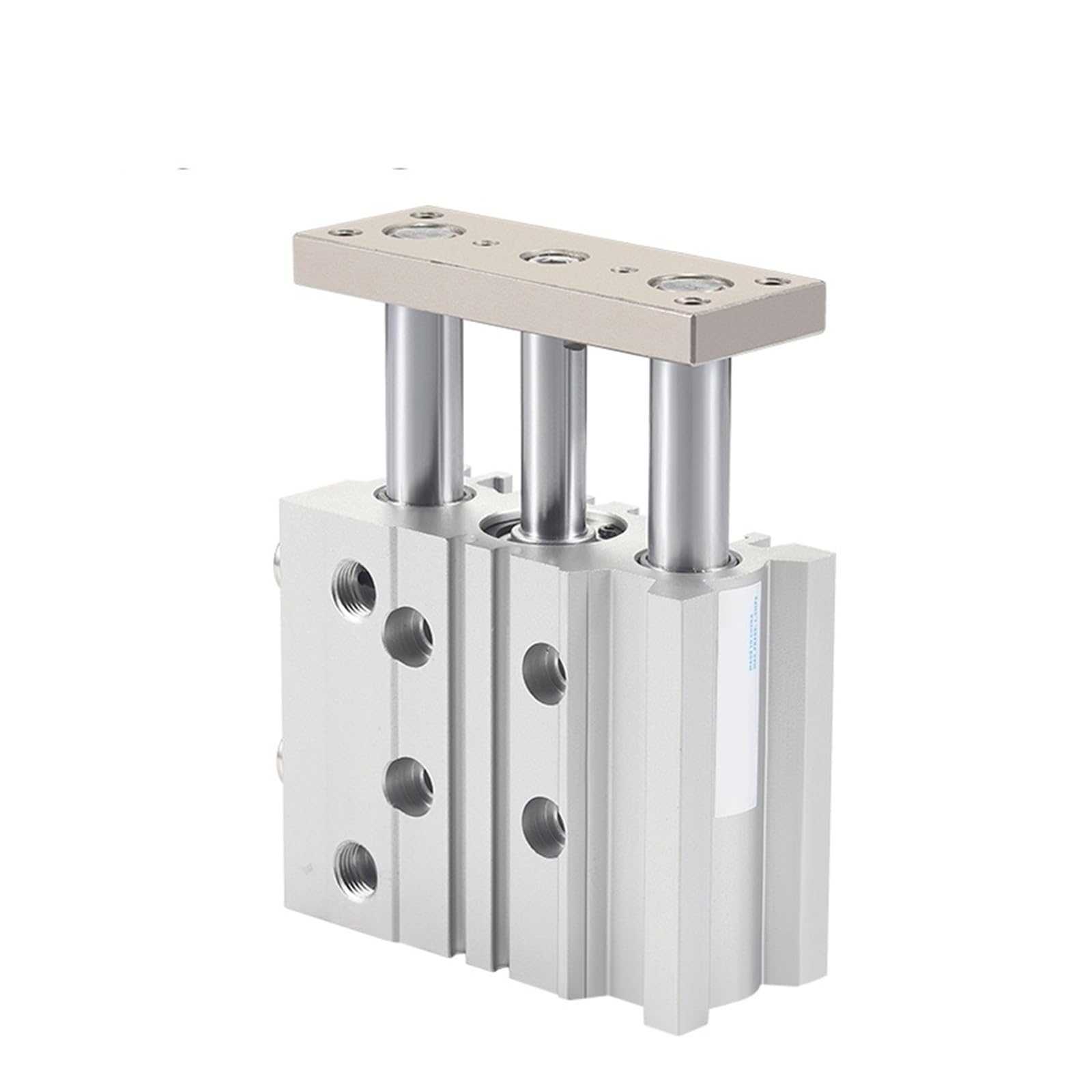 Pneumatischer Kompaktführungszylinder, Bohrung 12–25 mm, doppeltwirkend, Hub 10/20/30/40/50/75/100/125/150/200 mm Mit schneller Reaktion und flexibler Steuerung(Stroke 50mm,Bore 20mm)