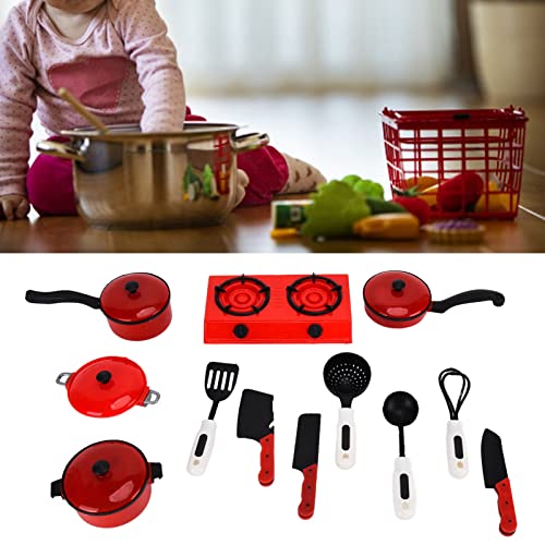 Küchengeräte-Spielset, leicht zu reinigendes Kochspielzeug-Set Sicheres Spielküchen-Spielzeug-Set für Kleinkinder und – Bild 5