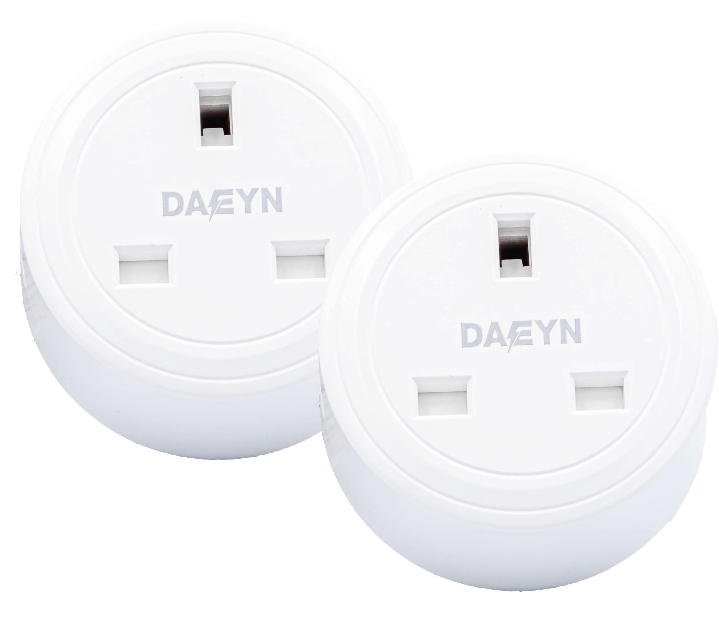 DaeynSmart Plug 16A WiFi Smart Home Socket Outlet Works with Alexa, Google Home with Energy monitoring Function (Smart Plug - Pack 2)