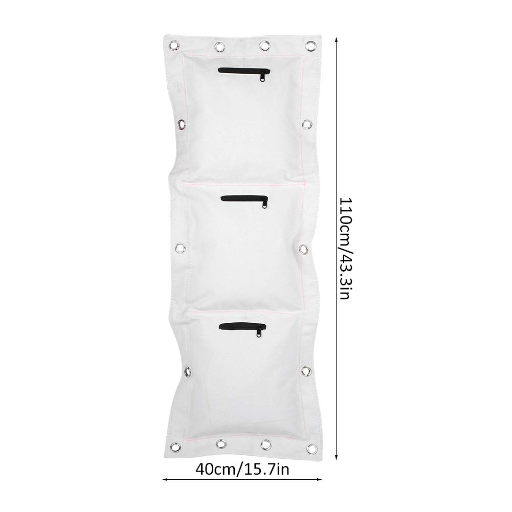 OUKENS Combination Fitness Products Boxing Bag, Wing Chun Wall Canvass Punch Empty Sand Bag Target with Zipper for Boxing Muay