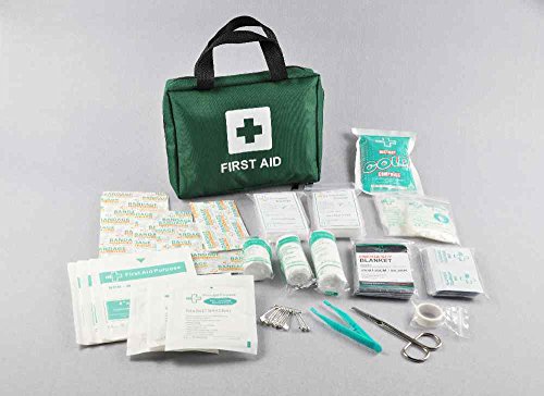 51hzjin4a4L 99pcs Supreme First Aid Kit Bag - Inc. Eye Wash, Crepe, Ice Pack, Thermal Blanket - Home, Office, Vehicle, Workplace… - Image 3