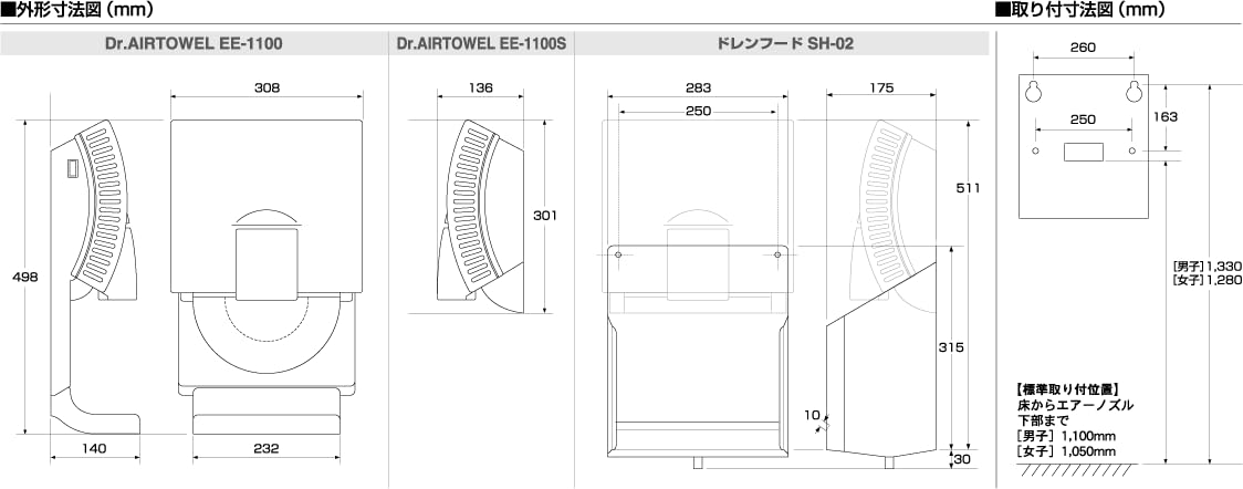 Amazon.co.jp: 手洗い後の乾燥殺菌機（340760001）○ドクターエアー