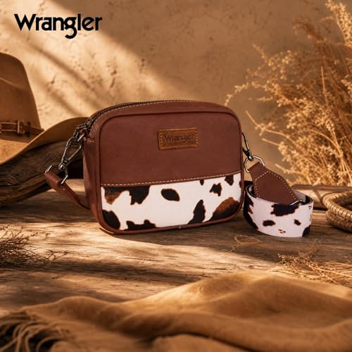 Image of Wrangler Small Crossbody Bags for Women Aztec Mini Purses with Guitar Strap | with Guitar Strap