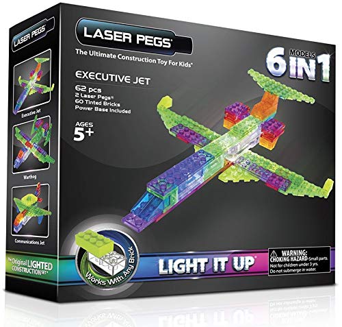 Laser Pegs Zippy Do Plane 6-in-1 Blocks [ZD140B]