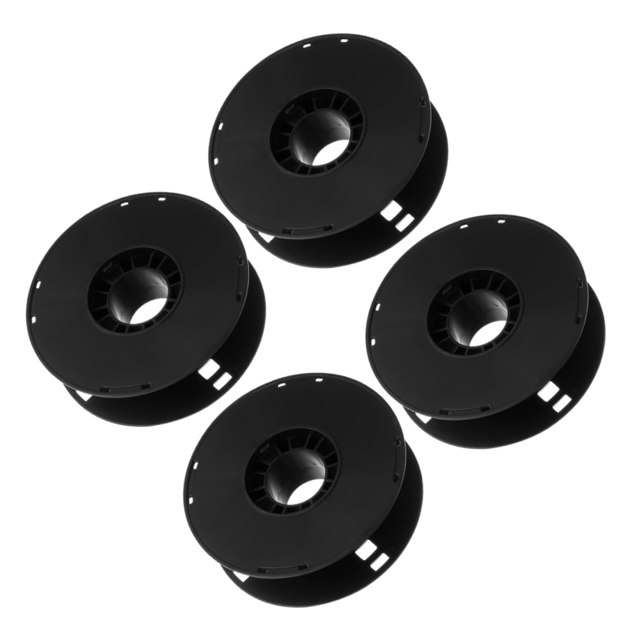 SOLUSTRE 4Pcs Portable Extension Cord Reels Lightweight Wire Storage Spool with Capacity for Cable Management Stylish Hollow Design for Use