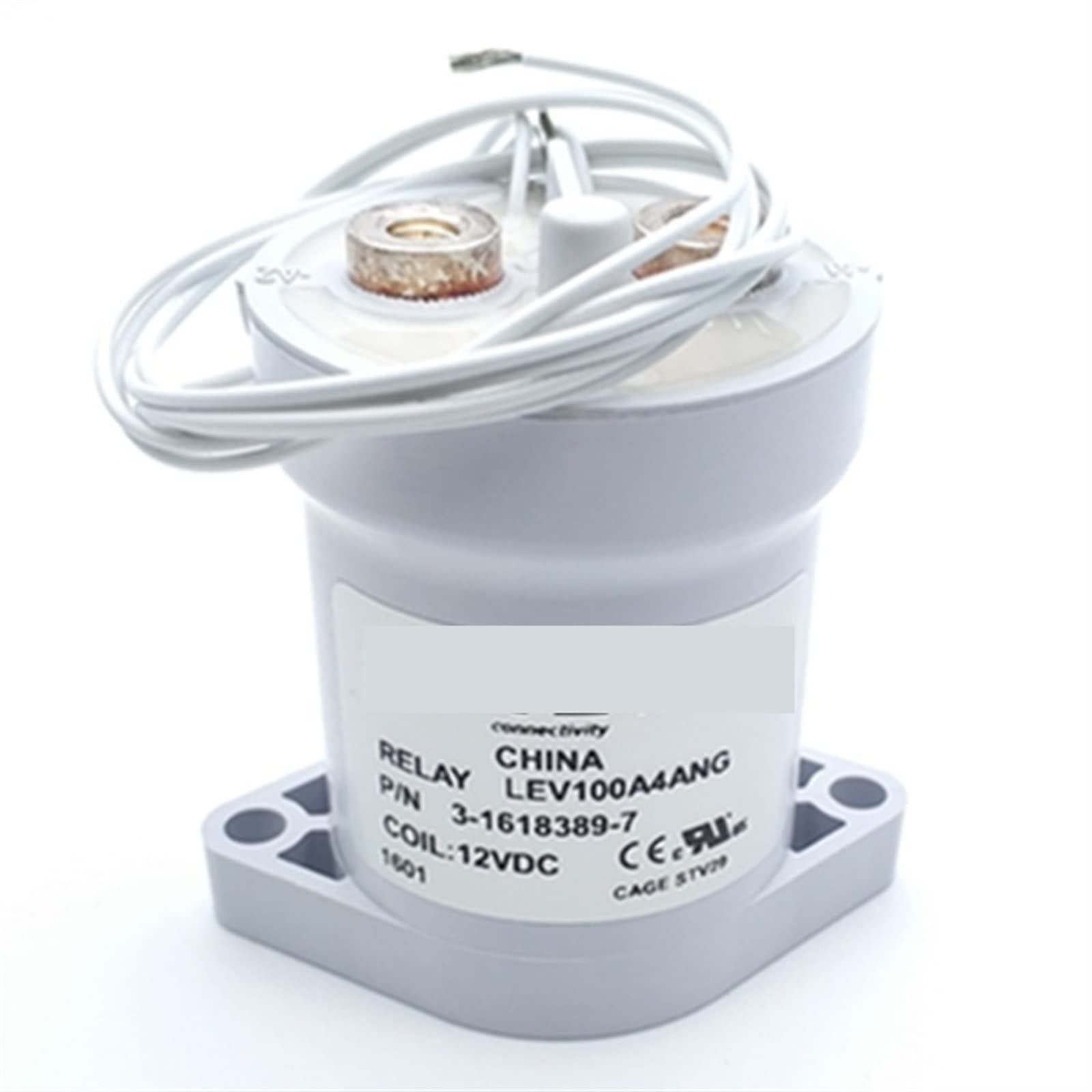 RCGKNNMUZ Automobile Relay LEV100A4ANG 3-1618389-7 3 1618389 7 12VDC 24VDC High-Voltage Dc Contactor 10012/24VDC 1Pcs(12VDC)