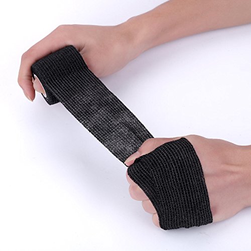 Self-Adhesive Cohesive Wrap Bandage Flexible Stretch Tape Athletic Strong Elastic First Aid Tape For Wrist, Ankle Sprains, Swelling 6 Packs, 2Inch X 5Yards #TOP5