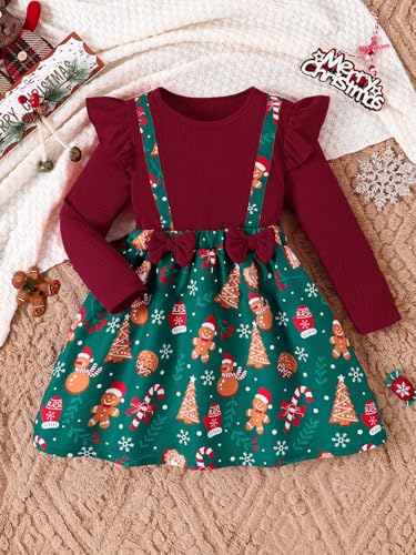 Image of TAGAS Dress for Girls II Baby Girl Dress|| Frock Girls Infants Casual wear for Kids Dresses and Jump Suite Round Neck Full Sleeve Dress for Girls