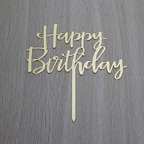 Aminjie MJ-A0081 Happy Birthday Cake Topper, Birthday Party Decorations thumb #3
