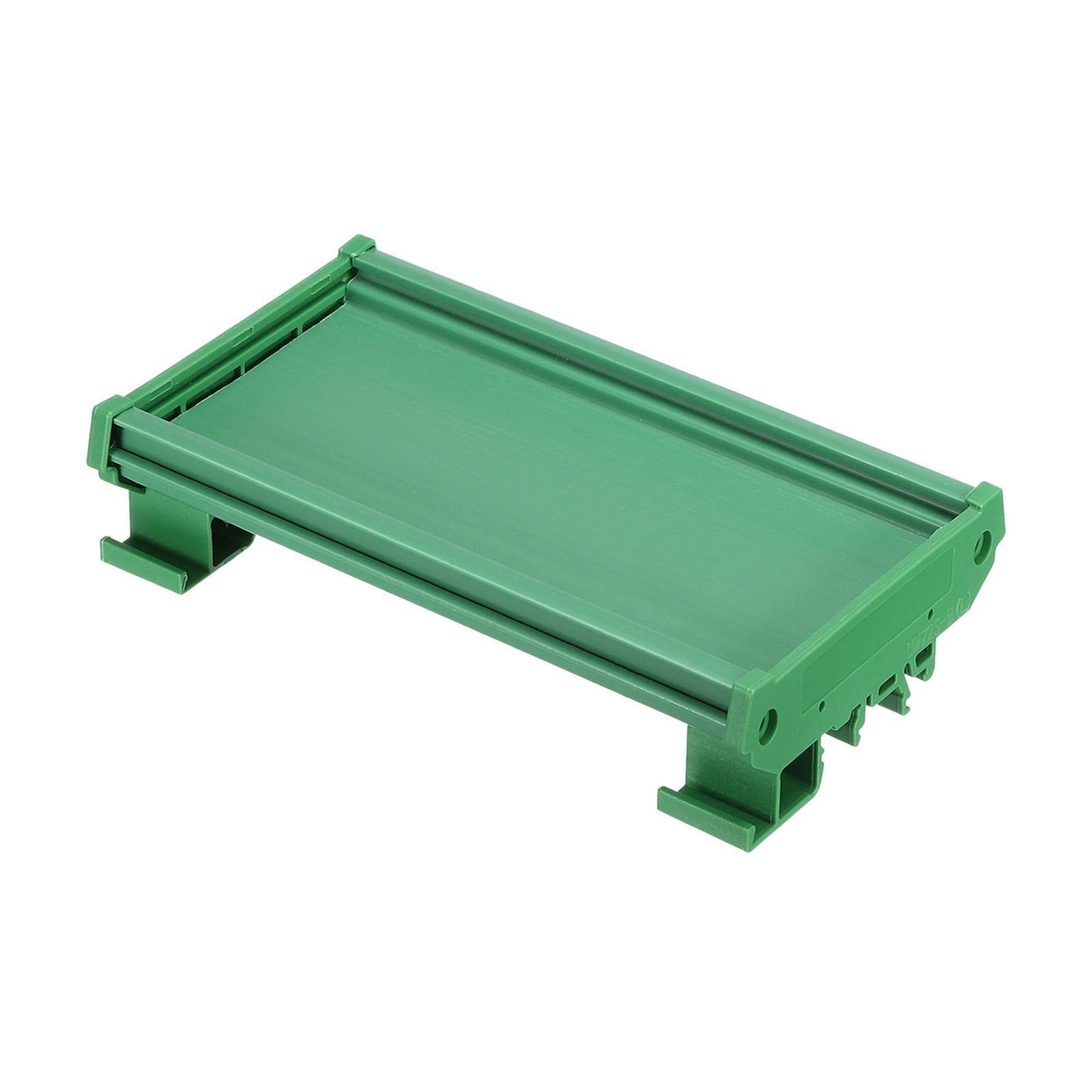 Tool parts DIN Rail Mount for Carrier for 110mm x 72mm PCB - Housing - Bracket - for Green