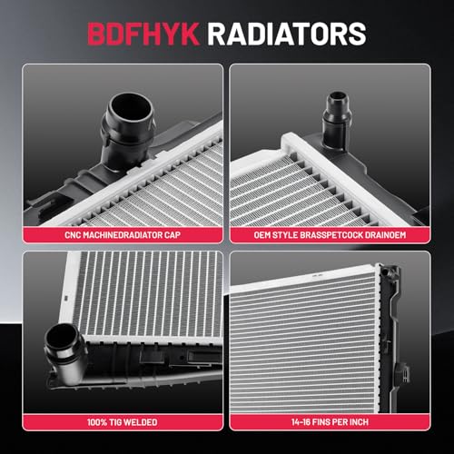 Image of BDFHYK 13371 Aluminum Radiator for BMW X3 2011-2012
