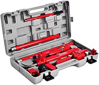 4 Ton Porta Power Hydraulic Jack Body Frame Repair Kit Auto Shop Tool Heavy Set