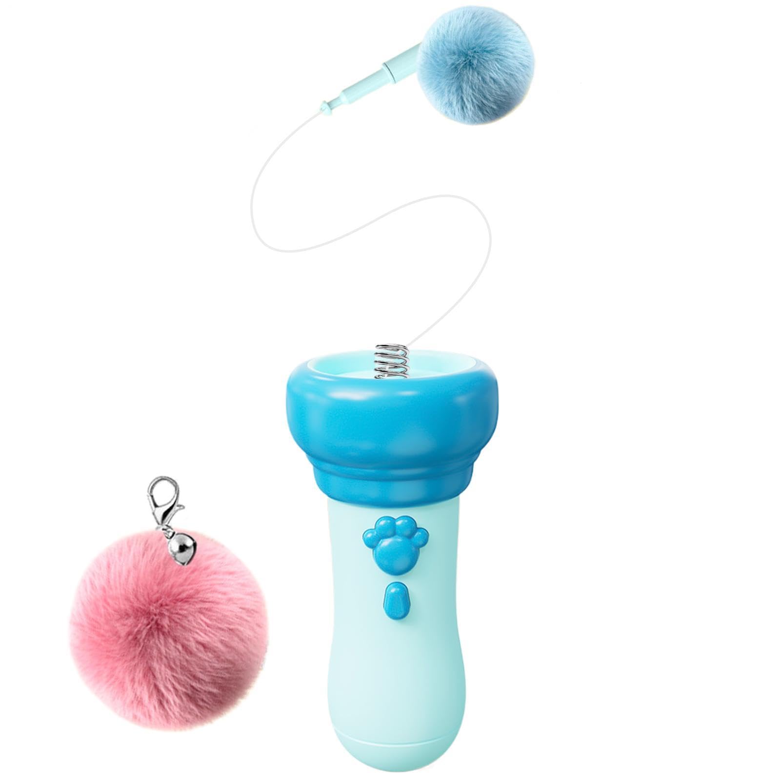Juguete interactivo para gatos retráctil con función automática