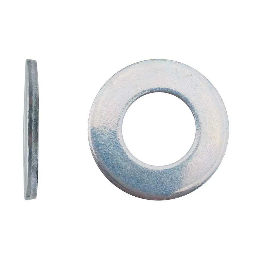 D-Work - Juego de 4 fundas de 25 arandelas planas medianas M20 mm – NFE 25513 – Zinc blanco