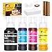 Printers Jack Sublimation Ink & Paper Bundle - 4x100ml Ink (CMYK), 150 Sheets 8.5x11" 120gsm Paper, Teflon Sheets, Heat Tape