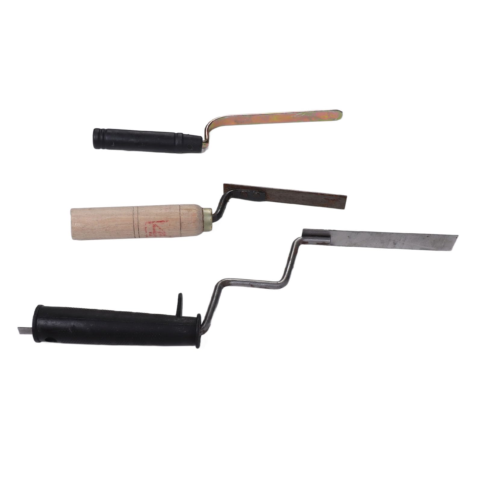Syrisora Set di coltelli stucco in acciaio inox di varie dimensioni, raschietto per calcestruzzo, strumenti manuali per l'applicazione di pareti a secco