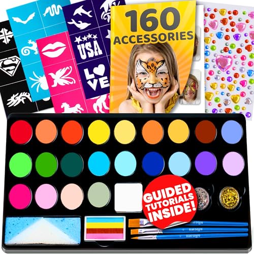 28 Color Face Painting Kit for Kids