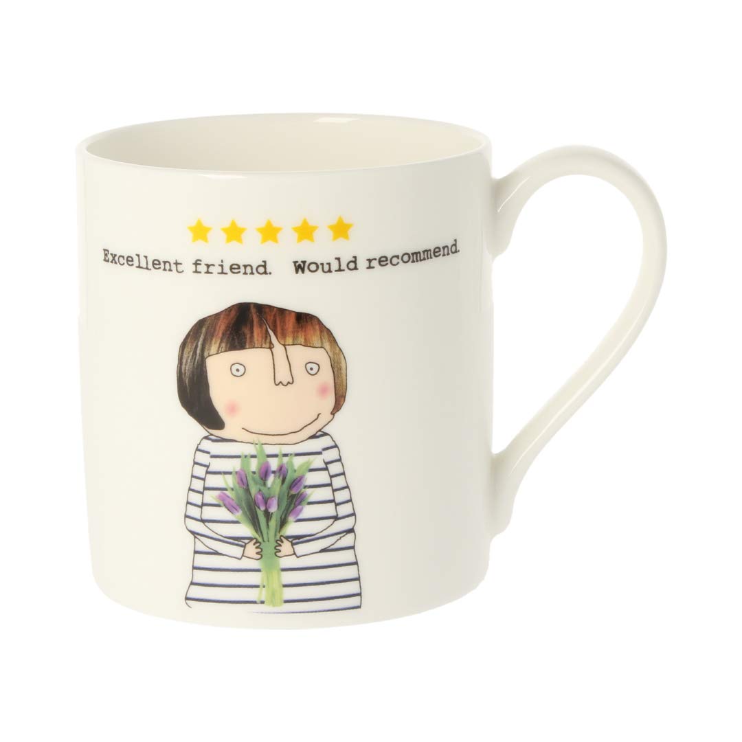 Friend Mug - Excellent Friend Would Recommend Mug Funny Coffee Mug, Bestie Cup Gift - Holds 12 Ounces