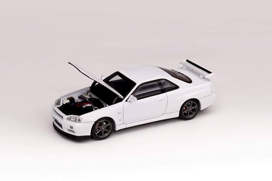 新品未開封 GT-R R34 JKフィギュア付き 1/64 ミニカー 日産 Amazon | Tarmac Works(ターマックワーク) x シュコー 1/64 日産