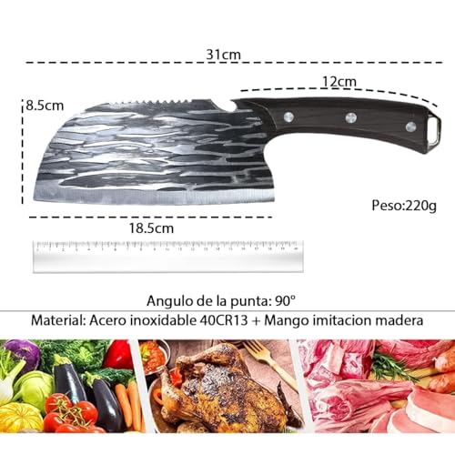 Listado de Hachas de cocina los mejores 10. 14 Imagen adicional