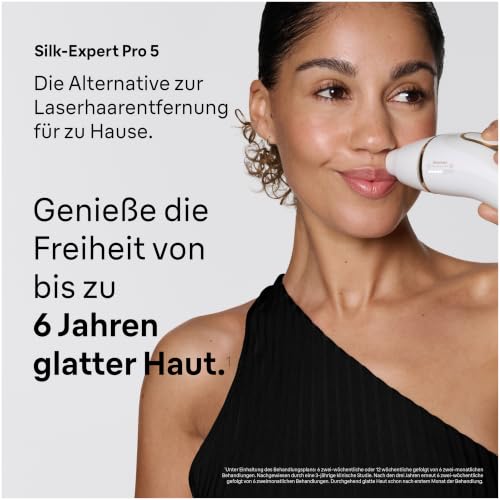 Braun IPL Geräte Haarentfernung Silk·expert Pro 5, PL5262, Weiß/Gold – Ansicht 2
