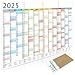 Din A1 Wandkalender für 2025 Jahreskalender Monatsübersicht, (59,4 cm x 84,1 cm),Planer Termine, Geburtstage, bspw. für Büro, Zuhause, Jahresplaner, Monatsplaner, Familienkalender, Kalender gefaltet MI 4 günstig Kaufen-Din A1 Wandkalender für 2025 Jahreskalender Monatsübersicht, (59,4 cm x 84,1 cm),Planer Termine, Geburtstage, bspw. für Büro, Zuhause, Jahresplaner, Monatsplaner, Familienkalender, Kalender gefaltet
