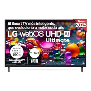 LG Ultimate AI 43UA75006LA UHD Smart TV - 43" 4K UHD HDR10 Pro, webOS 25, α7 Gen8, Dolby Digital Plus, VRR, HDMI x3