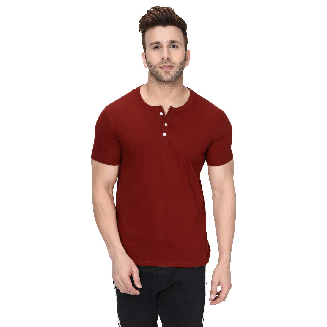 London HillsMen's Cotton Regular Fit T-Shirt
