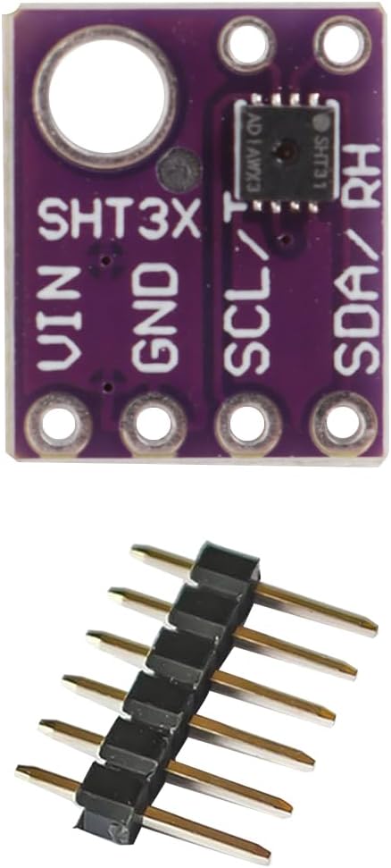 SHT31/SHT31-D Digital Temperature & Humidity Sensor Module - IIC/I2C Interface, 2.4-5.5V, with Male/Female Cables