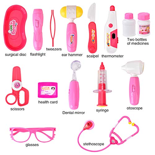 Queta Kit Medico Giocattolo Dottore Bambini Kit 18...