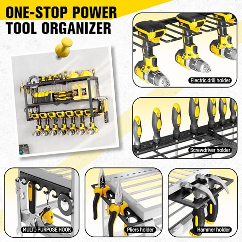 Hipidian Wall Mount Tool Rack