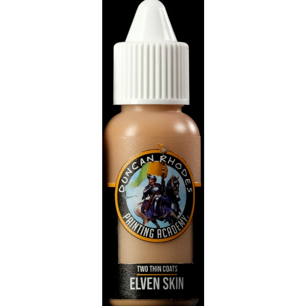 Duncan Rhodes Painting Academy Two Thin Coats Hobby Paints 15ml (Elven Skin)