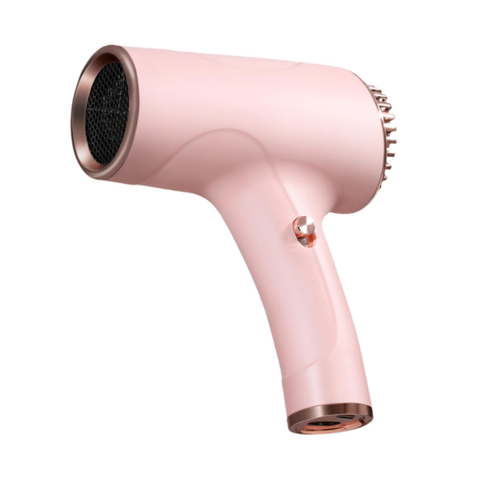 Secador de Cabello Plegable, Ligero Y Potente para Tus Aventuras, ROSA