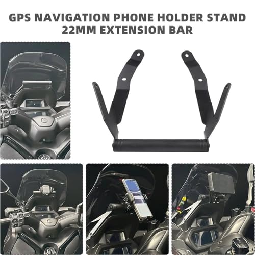 Support téléphone Xmax 300 anti-vibration avec chargeur USB intégré